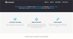 Desktop Screenshot of gamabit.com